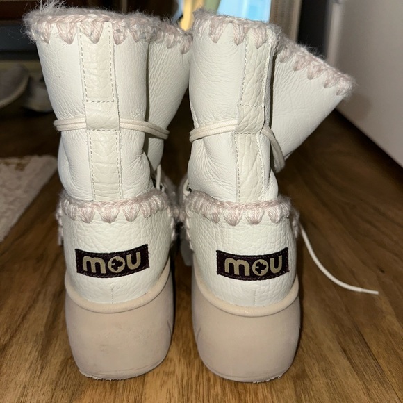 MOU platform lunar landing boot, cream, size 38, excellent condition - Picture 2 of 8